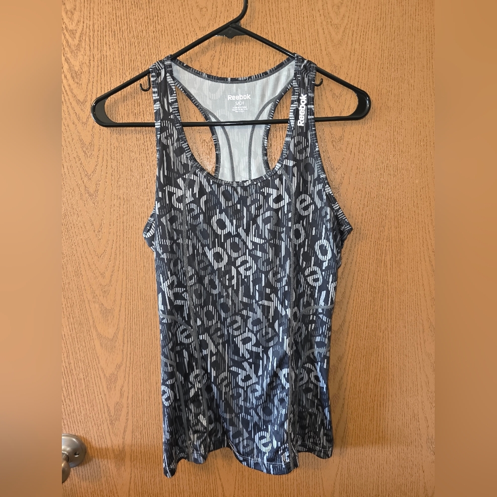 Reebok Women's Monochrome Patterned Tank Top